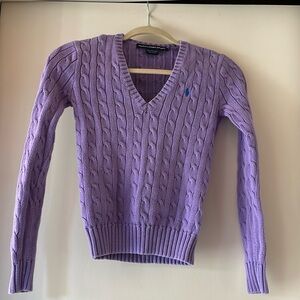 Ralph Lauren women’s cotton cable knit sweater size x-small